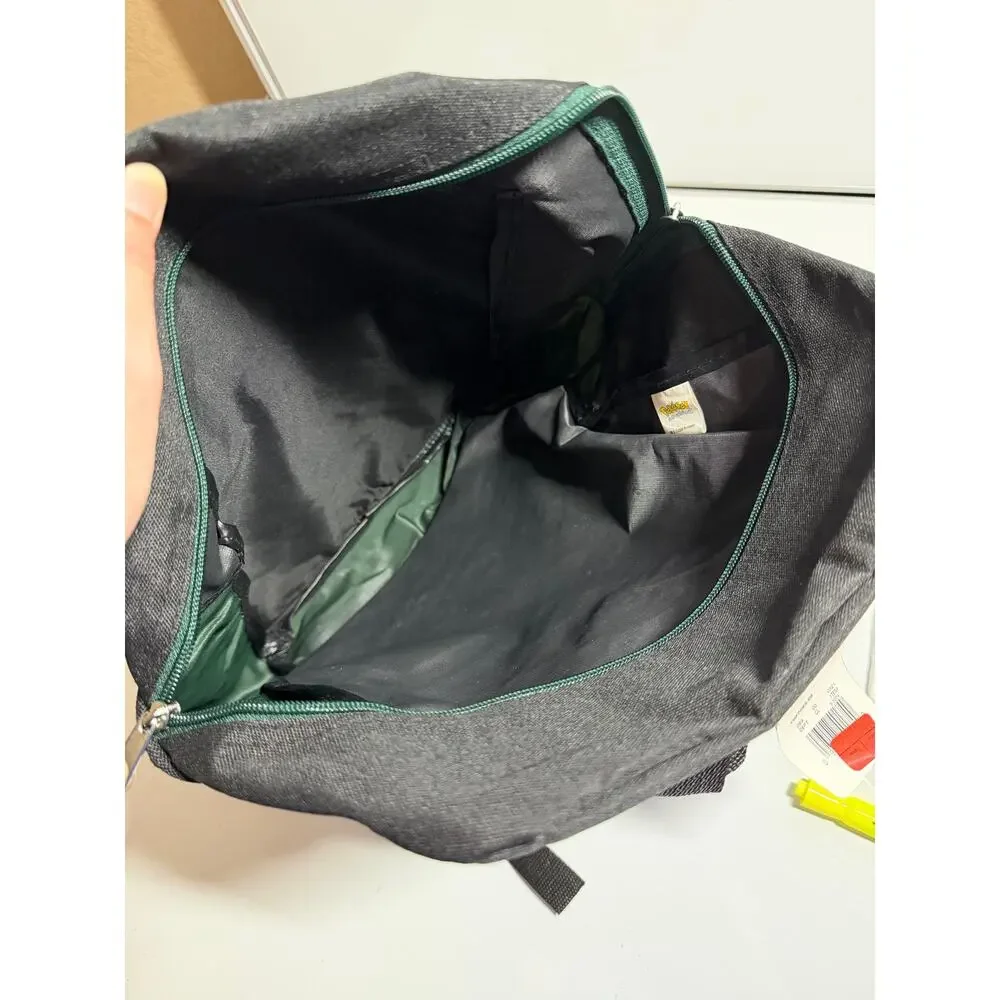 New NOS vintage NWT green pokermon backpack pikachu charmelon bulbasaur gotta